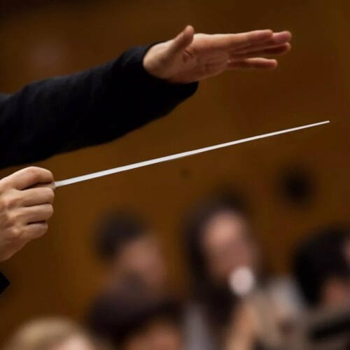 Dirigent vodi solfeggio radionicu u centru Basso Continuo Zagreb